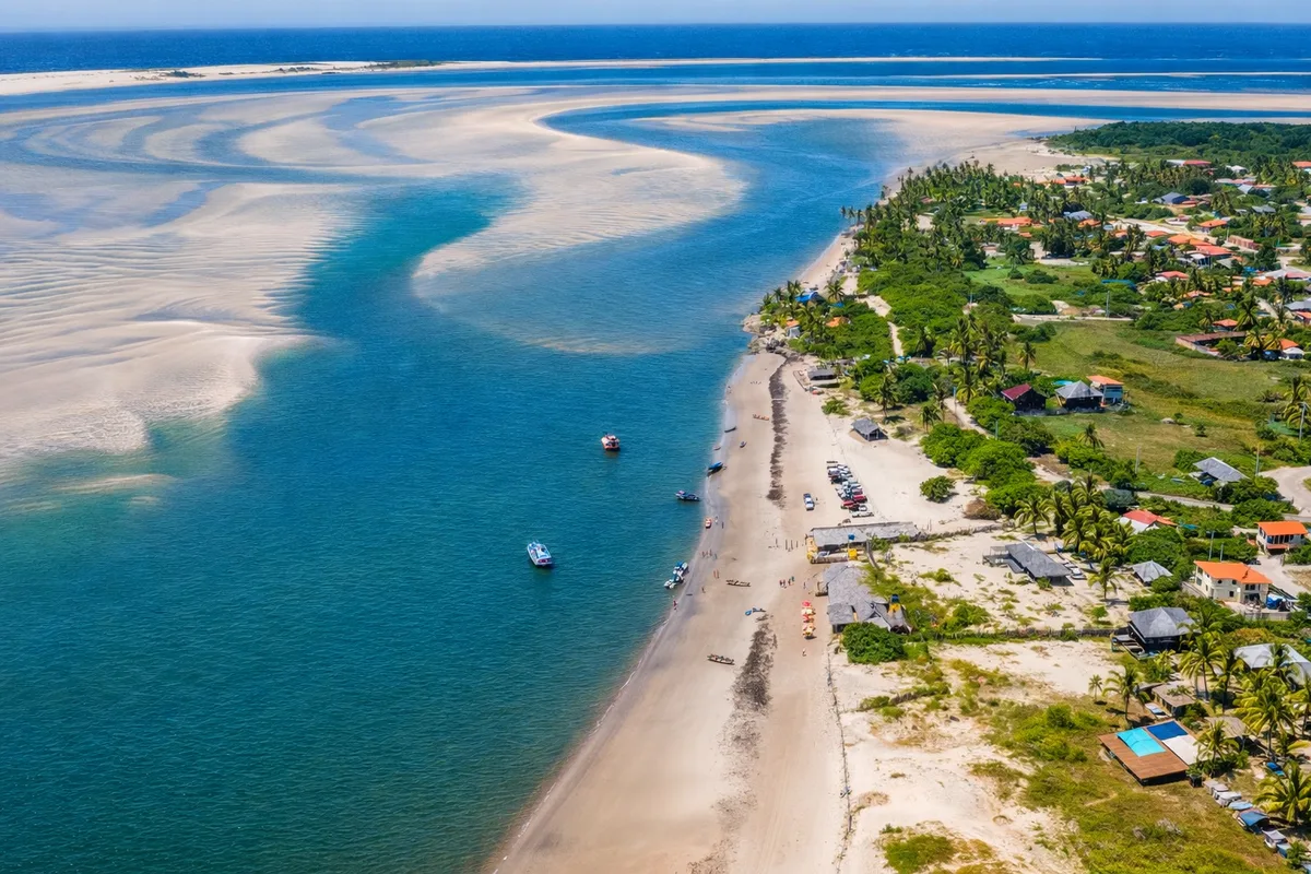 Vista panorâmica da vila de Atins